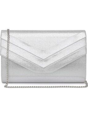 〽️Women Silver Evening Bags Party Clutches Wedding Purses Cocktail Prom Handbags